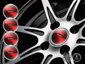Mini Cooper Silicone Stickers Edition Custom Wheel Labels